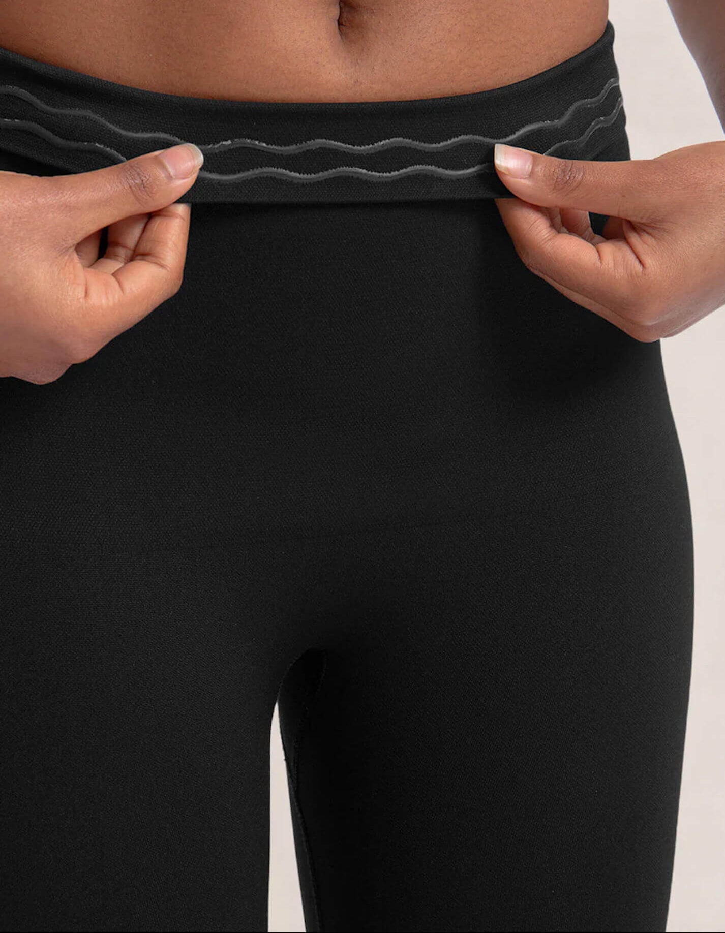 Colanți modelatori fără cusături cu talie medie