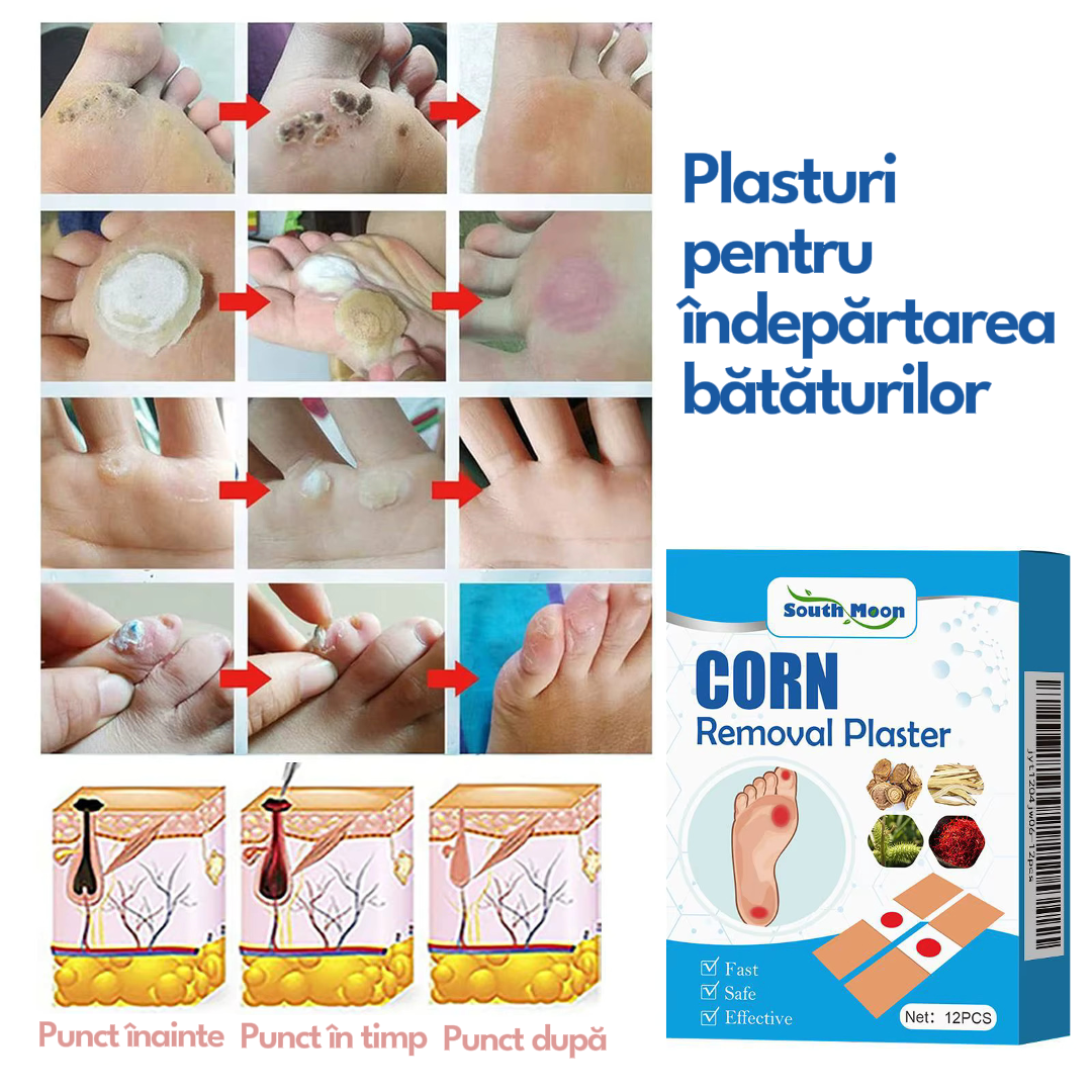 Plasturi Adezivi pentru Bătături și Calusuri | CaluFix