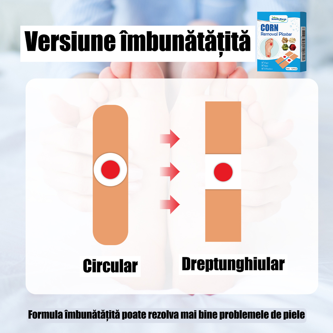Plasturi Adezivi pentru Bătături și Calusuri | CaluFix