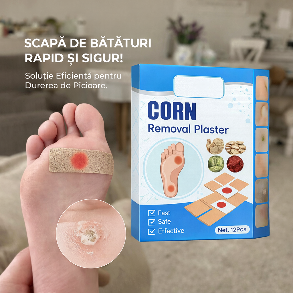 Plasturi Adezivi pentru Bătături și Calusuri | CaluFix